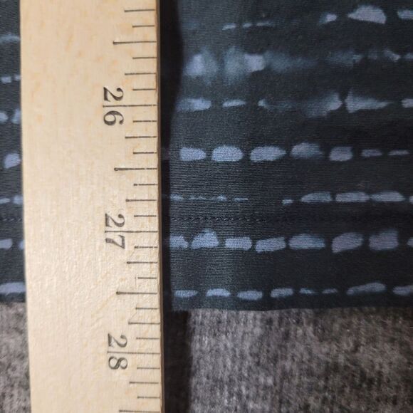 Theory Noll Diffusion Mens Size XL Black Woven Short Sleeve Shirt - Picture 11 of 11